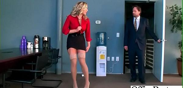  Hard Sex With Big Round Tits Nasty Office Girl (Olivia Austin) video-22